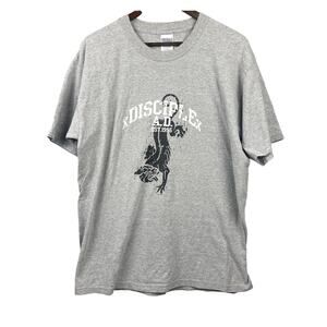 Vintage 90s xDISCIPLEx AD Tee Mens L Christian Hardcore Punk Straight Edge SXE